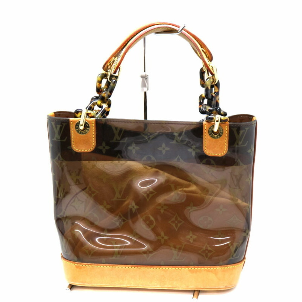 Louis Vuitton Amble Handbag PM Hippo Monogram Brown Vinyl - Picture 3 of 10